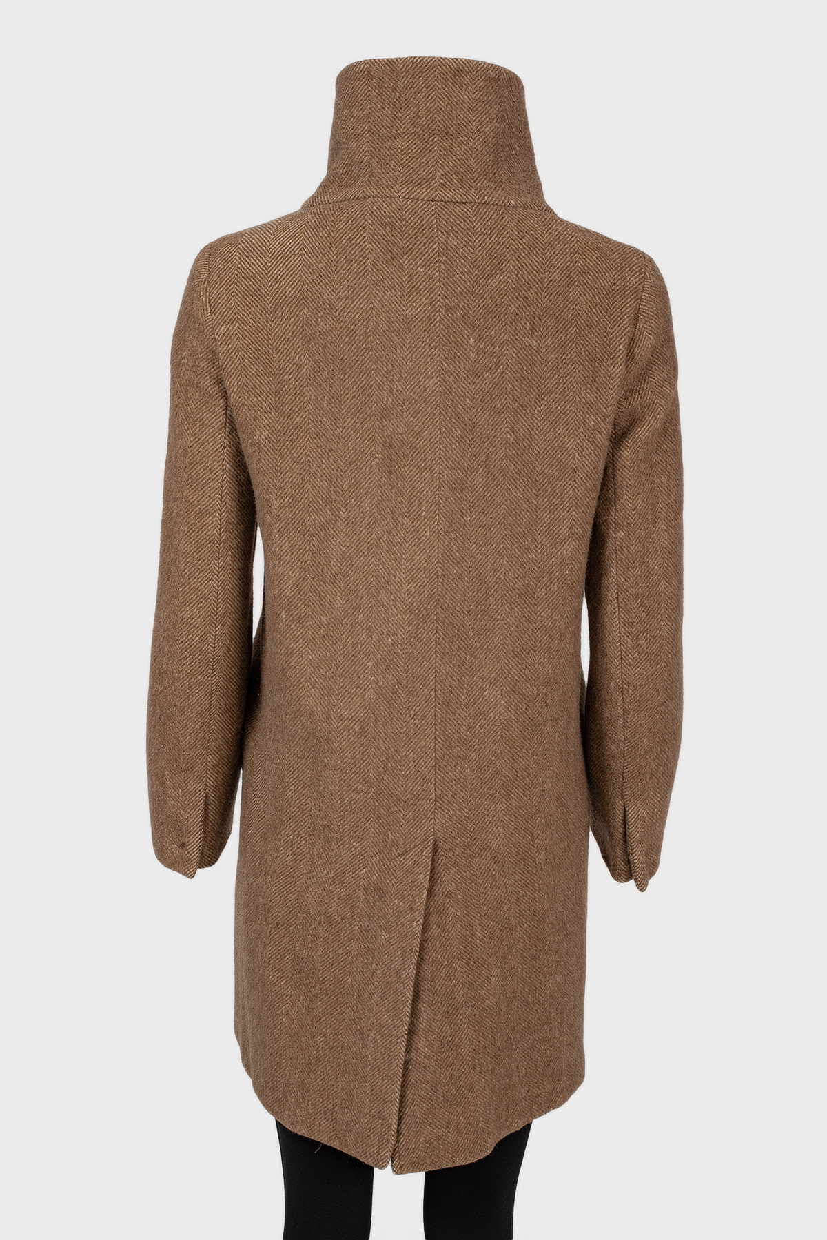 Пальто коричневое шерстяное с высокой горловиной Max Mara Weekend, Коричневый
Пальто коричневое шерстяное с высокой горловиной Max Mara Weekend, Коричневый