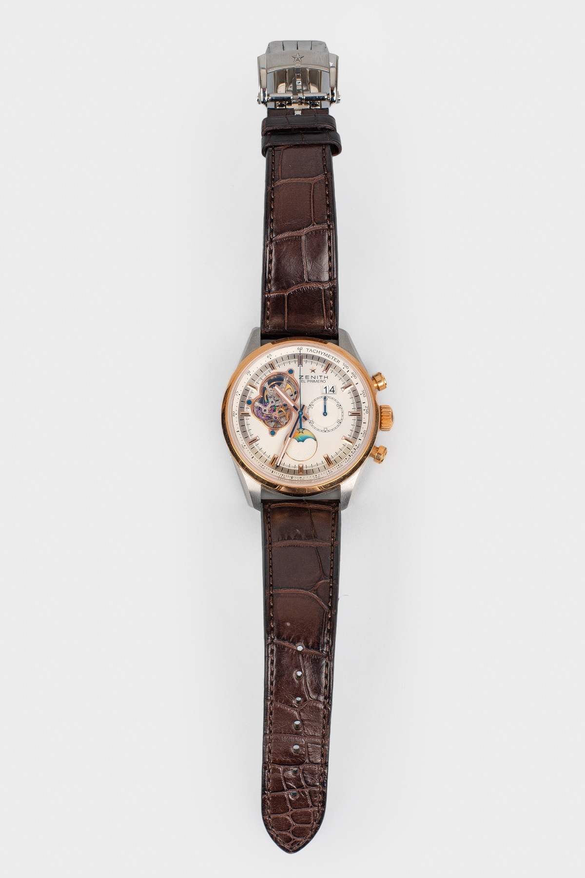 Мужские астрономические часы Archive Chronomaster El Primero Grande Date Zenith, Коричневый
Мужские астрономические часы Archive Chronomaster El Primero Grande Date Zenith, Коричневый