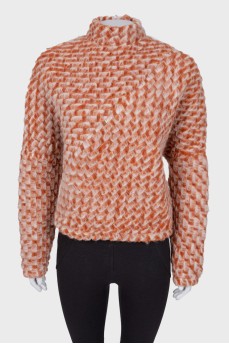 Объемный фактурный свитер