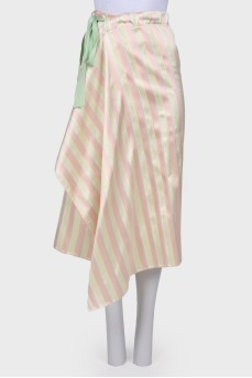 Асимметричная юбка-миди