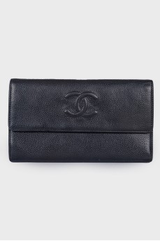 Кожаный кошелек с логотипом
