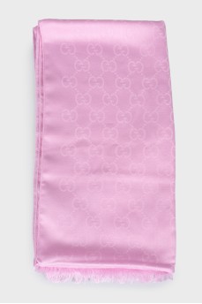 Розовий шарф
