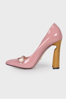 Рожеві туфлі Arielle Half Moon