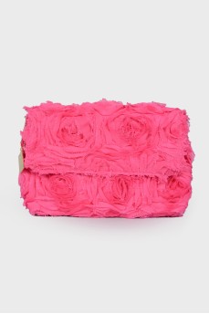 Текстильная сумка-клатч в форме роз
