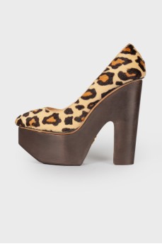 Туфлі в леопардовий принт