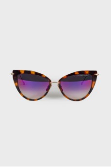 Солнцезащитные очки в леопардовый принт 