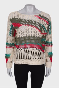 Вязаный свитер с биркой 