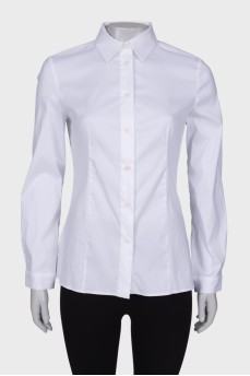 Рубашка Bianco приталенного силуэта, с биркой