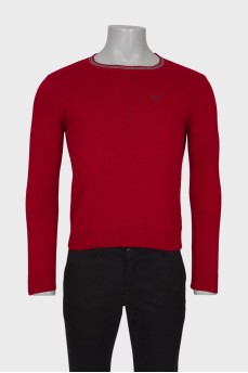 Чоловічий червоний светр