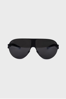 Чорні сонцезахисні окуляри маска