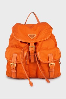 Текстильный рюкзак с логотипом бренда