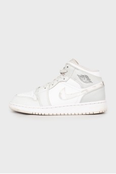 Кросівки Air Jordan 1 Mid Grey Camo