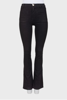 Чорні джинси з кишенями