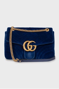 Синя сумка GG Marmont