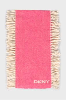 Вовняний шарф із логотипом бренду