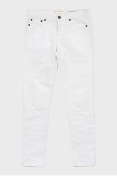 Білі джинси slim fit