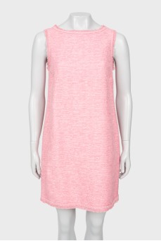 Рожева сукня міні А-силуету