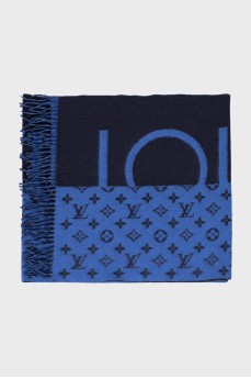 Кашеміровий шарф із фірмовим принтом