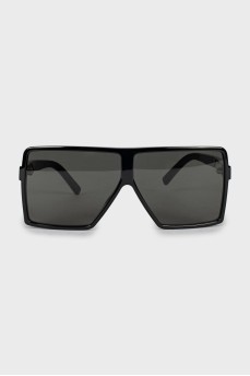 Черные солнцезащитные очки маска
