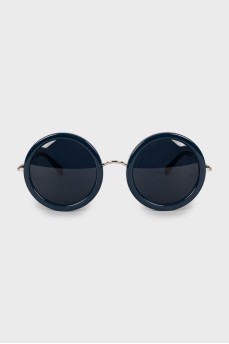 Синие солнцезащитные очки teashades