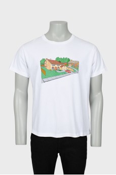Мужская футболка Simpsons House