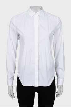 Классическая рубашка белого цвета