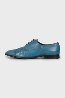 Чоловічі туфлі блакитного кольору