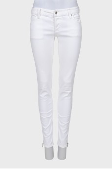 Білі джинси skinny fit
