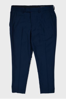 Мужские синие брюки со стрелками