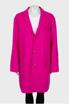 Розовое пальто с биркой