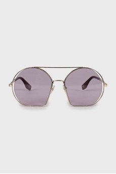 Фиолетовые солнцезащитные очки с диоптриями