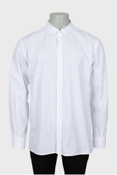 Мужская классическая рубашка белого цвета