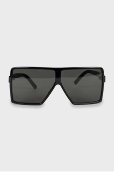 Солнцезащитные очки маска черного цвета