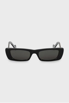 Прямоугольные солнцезащитные очки с принтом