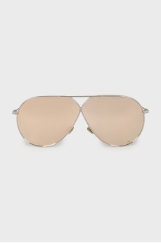 Солнцезащитные очки авиаторы с зеркальными линзами