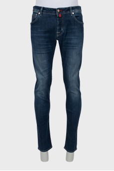 Чоловічі джинси сині slim fit