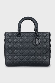 Черная сумка Lady Dior