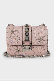 Кожаная сумка Rockstud Glam Lock