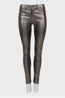 Сірі джинси skinny fit з биркою
