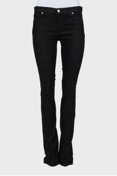 Джинсы skinny fit черного цвета