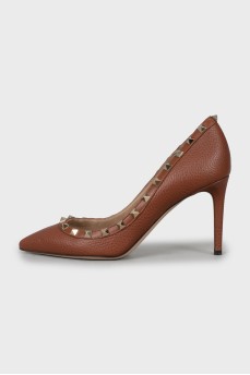 Туфли из кожи Rockstud
