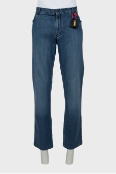 Мужские синие джинсы regular fit
