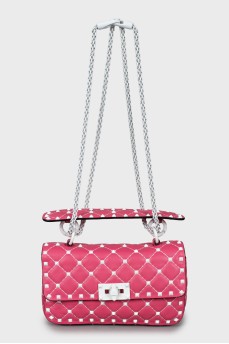 Стеганая сумка Rockstud Spike
