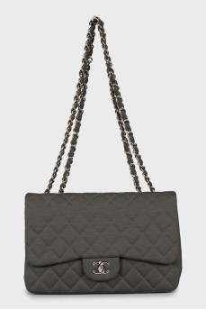 Текстильна сумка Classic Double Flap Quilted Jersey