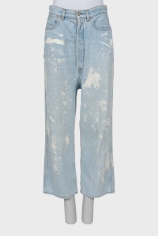 Джинси wide leg fit на гудзиках