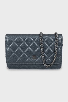 Шкіряна міні-сумка Wallet on Chain