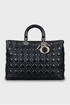 Чорна сумка Lady Dior