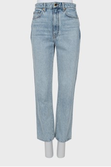 Блакитні джинси straight fit
