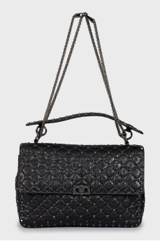 Шкіряна сумка Rockstud Spike