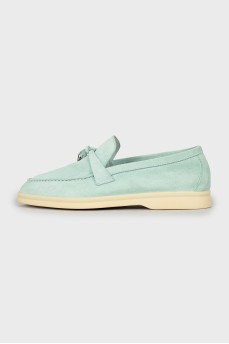 Бирюзовые лоферы Summer Charms Walk
